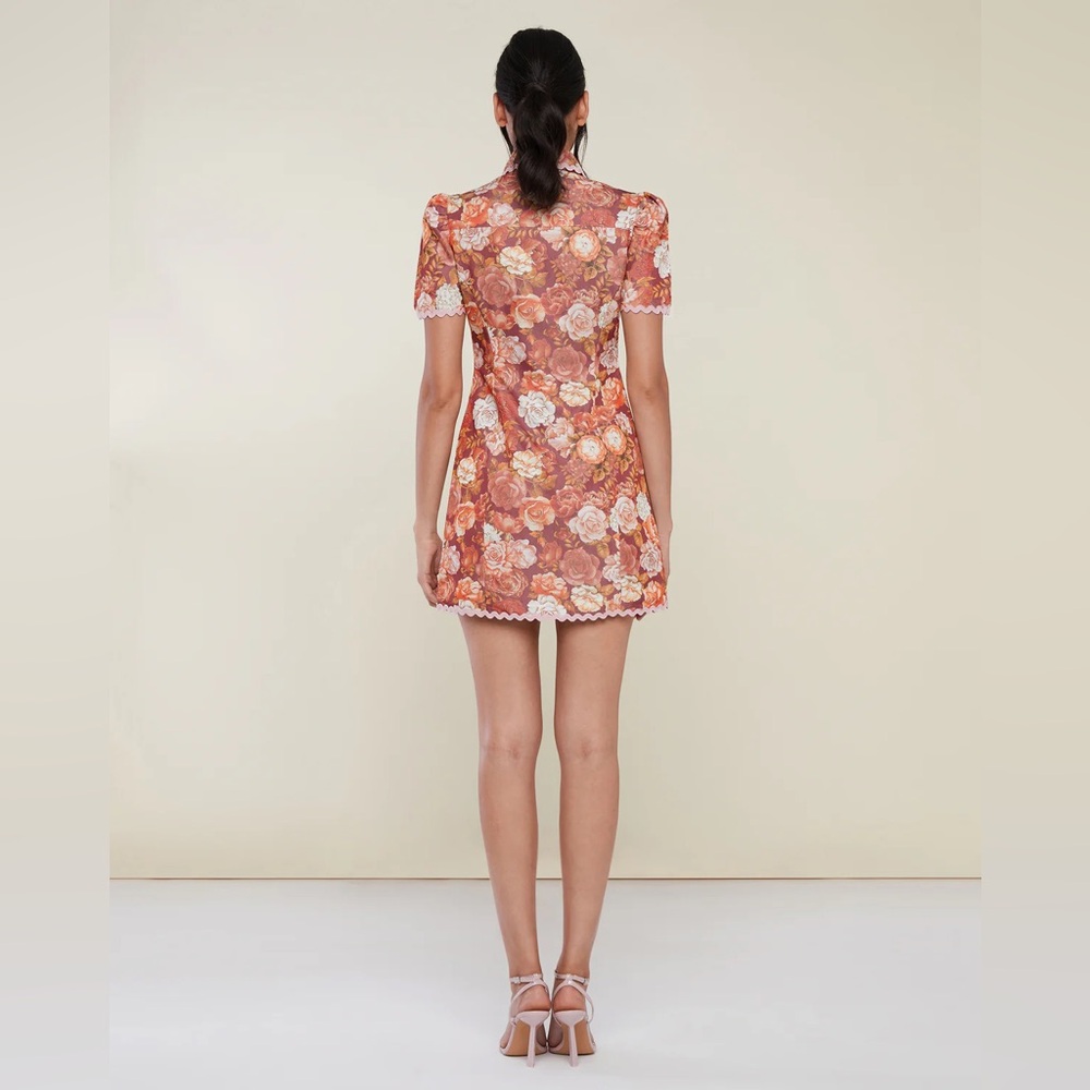 NWT Rachel Parcell Scallop Shirt Dress - Picture 3 of 4